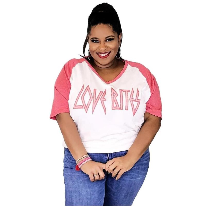 Love Bites V-Neck T-Shirt