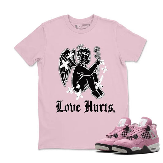 Love Hurts AJ 4 Orchid Neutral Outfits Graphic Tees, Y2k Streetwear Unisex T-shirt