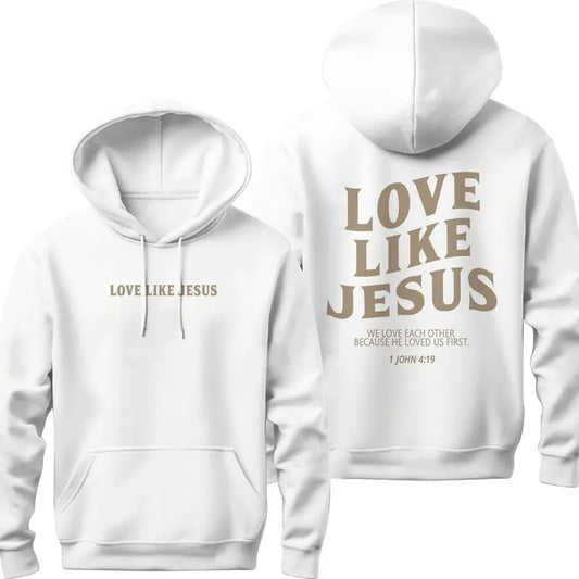 Love Like Jesus Hoodie Christian Hoodie Christian Sweatshirt Jesus Hoodie Trendy Hoodie Bible Verse Shirt Aesthetic Hoodie Trendy Clothes  T-shirt, sweater and Hoodie