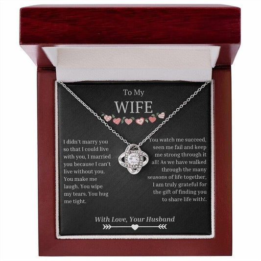 Love Necklace Gift For Her, Wife, Anniversary, Valentine, Birthday Gift, I Am Truly Grateful For The Gift Of Finding You, Love Necklace With Message Card, Gift For Wife, Necklace With Gift Box, Valentine Gifts, Necklace Box, Gifts For Valentines Day