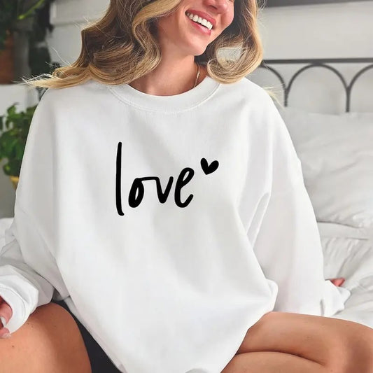 Love Sweatshirt, Heart Hoodie, Valentines Day Sweatshirt, Women's Sweatshirt, Couple Sweatshirt, Gift For Her, Love Hoodie, XOXO Sweatshirt, Hodie and Sweater, T-Shirtstyle{n002}2