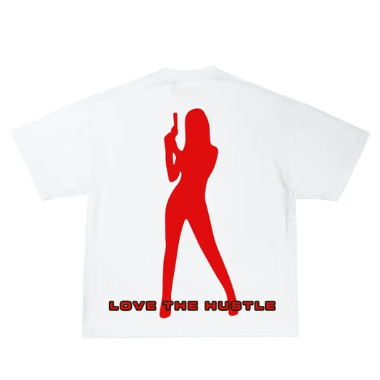 Love The Hustle Inspired Vintage Graphic T-shirt Heavy Cotton Tee Basketball 90 s Styled Shirt Hiphop Vibes Y2K Aesthetic Throwback Classic Big Face Celebrity Tee