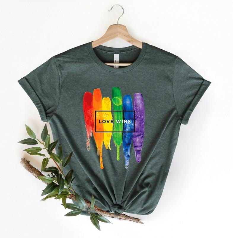Love Wins Shirt, LGBTQ+ Shirt, Love is Love Shirt,pride rainbow shirt, LGBT Shirt, Pride Shirt,Western Pride Shirt, Equality Shirt