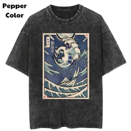 Lugia Vintage Tees, Lugia Picture T-Shirt, Pokemon Graphic Tees, Pokemon Shirt, Unisex Anime Shirt, Menswear Womenswear Streetwear