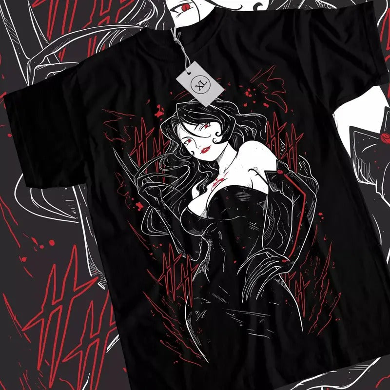 Lust T-Shirt Fullmetal Alchemist FMA Roy Girl Anime Graphic Unisex T-shirt