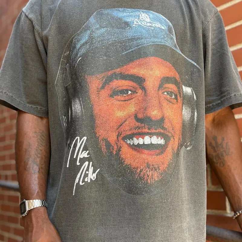MAC MILLER BEATS VINTAGE TEE (Double Sided), MAC MILLER 2 SIDED TSHIRT, SWEATSHIRT, HOODIE