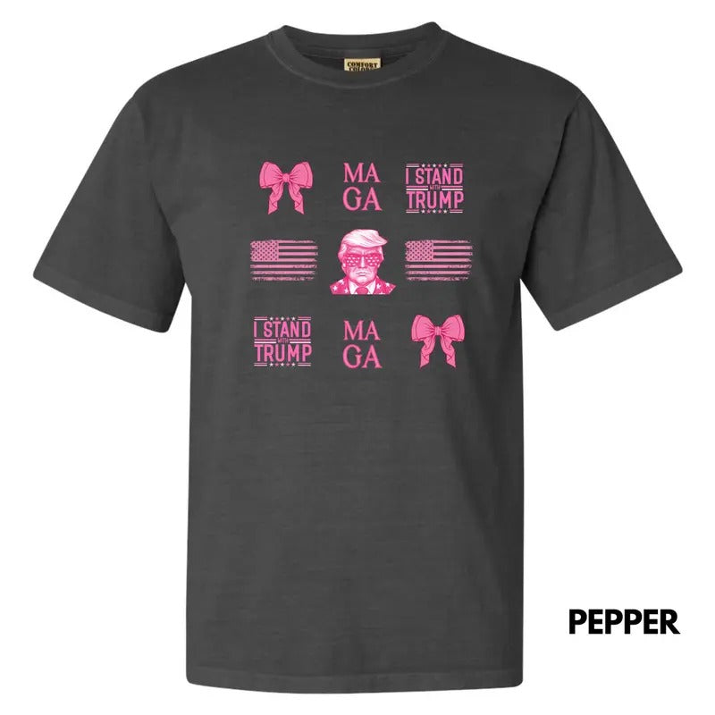 MAGA Coquette Collage Comfort Colors T-Shirt 'NLB'