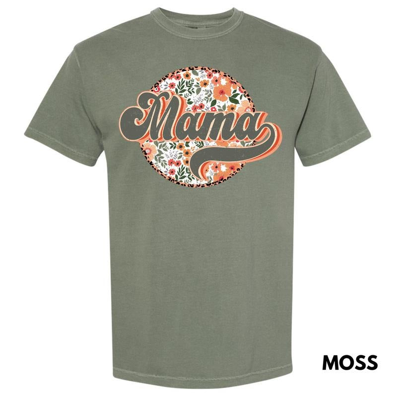 MAMA Flower Mix Comfort Colors T-Shirt 'NLB'