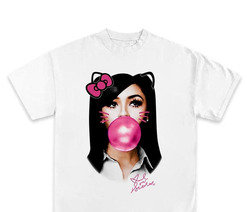 MARIAHh THE SCIENTIST Pink Kitty GRAPHIC Tee