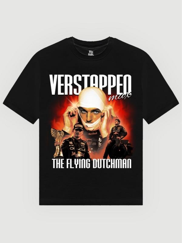MAX VERSTAPPEN Vintage Graphic T-shirt, T-shirt for men & Women, Graphic Tee, Womenswear Cotton Top Shortsleeve