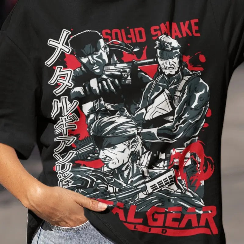 MGS1 - Snake shirt, Metal gear Solid retro shirt, Gift for fans, Snake & Raiden MGS Sons Of Liberty Unisex T-shirt Metal Gear Solid
