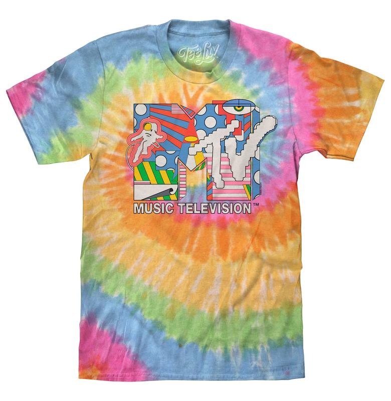 MTV Psychedelic Logo Tie Dye T-Shirt - Eternity Tie Dye