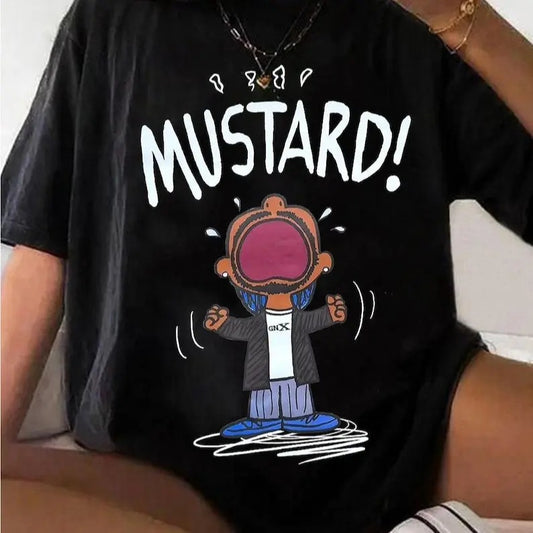 MUSTARD Meme  Unisex Vintage Shirt, Gift For Woman and Man Unisex T-Shirt Cotton