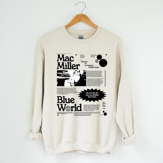 Mac Miller Blue World Sweatshirt, T-Shirrt, Hoodie