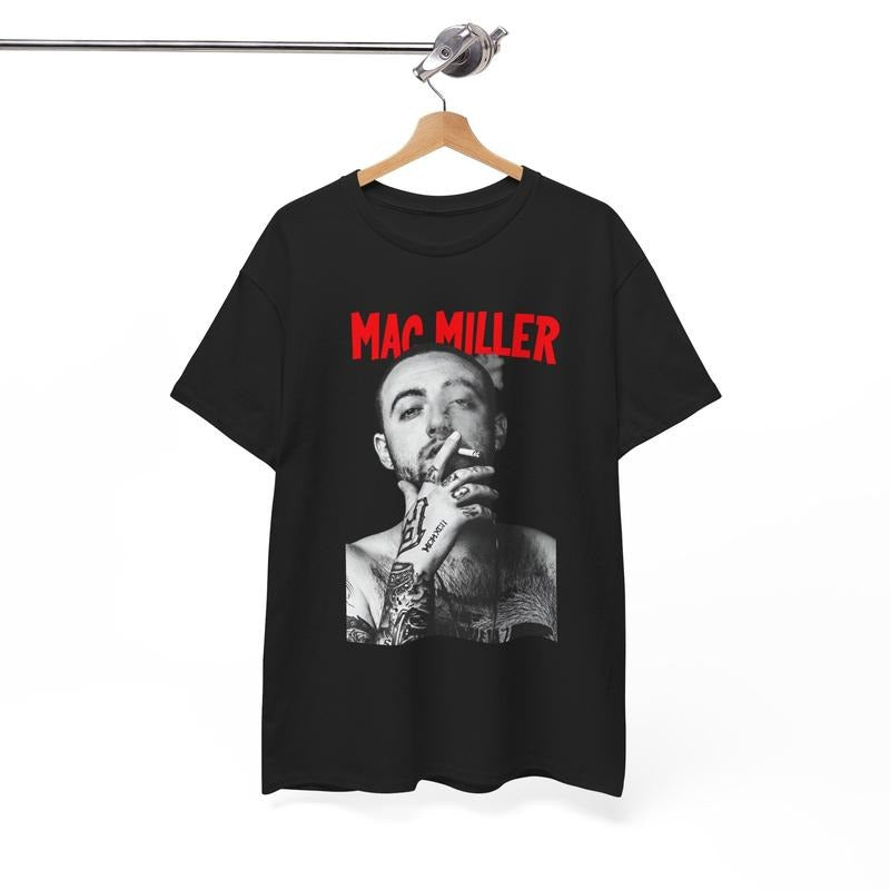 Mac Miller Vintage Tshirt, Music Tshirt, Hiphop Tee, Rap Shirt, Street Wearstyle{n002}2