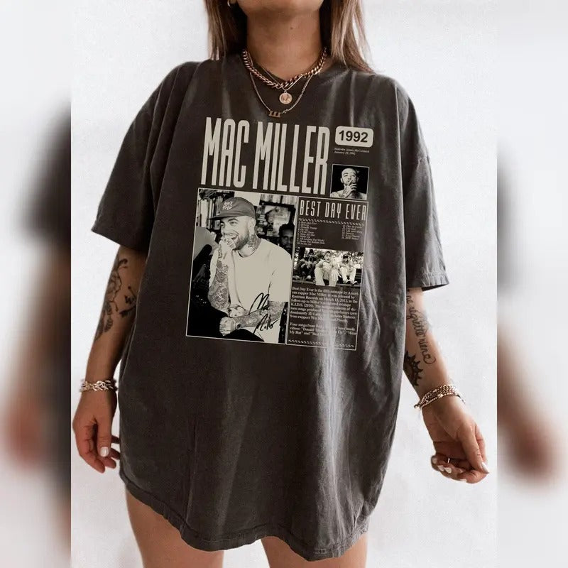 Mac Millers 90s Shirt, Mac Millers ,Mac Self Care Shirt, Vintage Bootleg Shirt,Fan Gift, Graphic Tees For Men Women