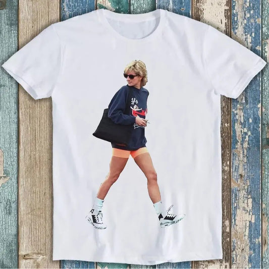 Magazine Princess Diana Streetwear Vintage TV Funny Meme Gift Tee TShirt Cotton Unisex Shirt