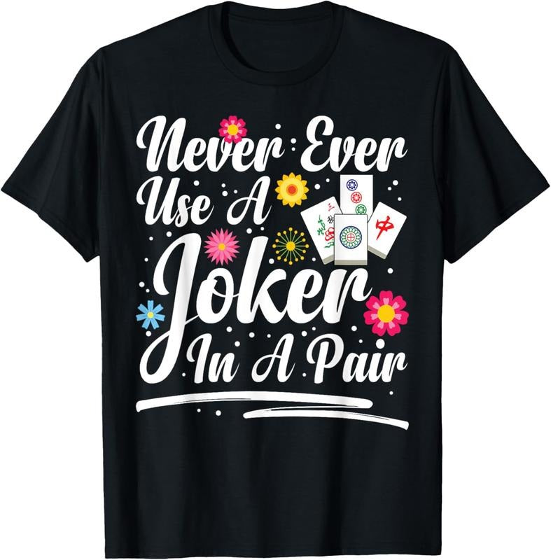 Mah Jongg Tile Set Lover Mahjong Cards Mahjong Player T-Shirt