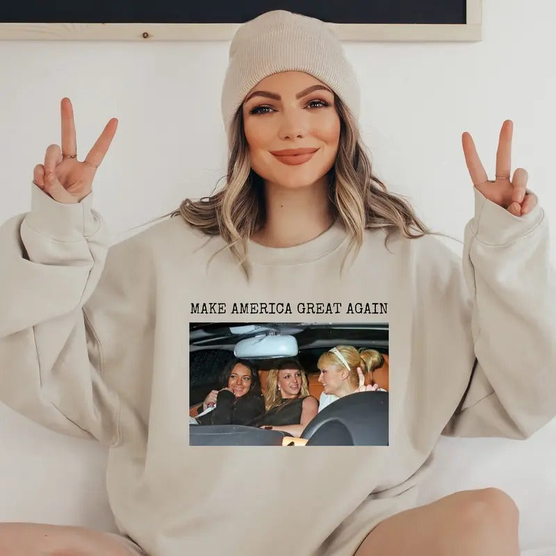 Make America Great Again Sweatshirt, Iconic Celebrity Shirt, Mean Girls T-Shirt, Music Fans Tee, Gift for Her, Grande Fans Shirt