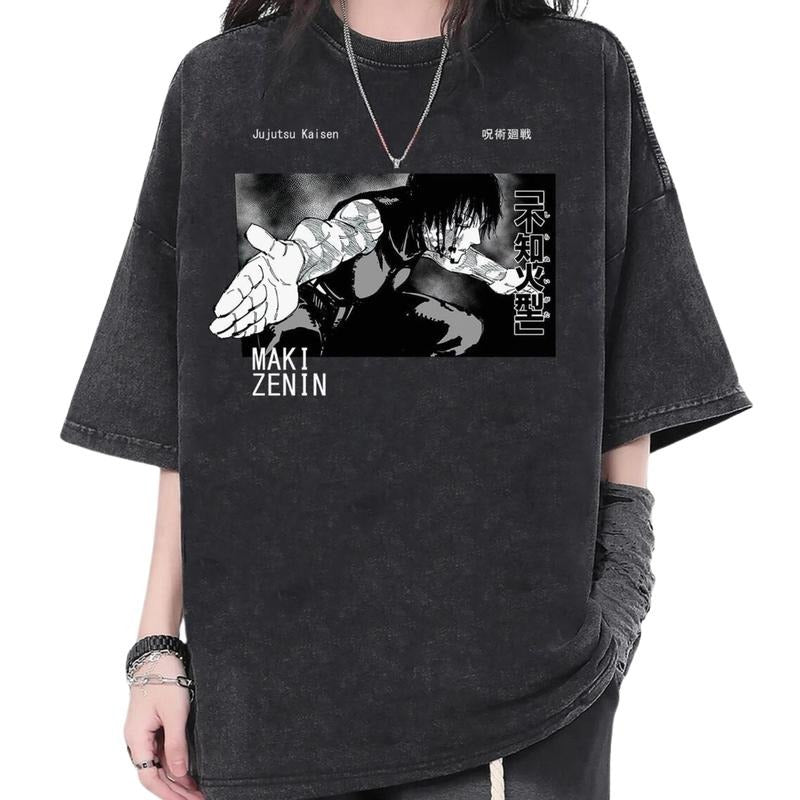 Maki Zenin T-Shirt DRG, Maki Anime T-Shirt DRG, Zenin T-Shirt DRG, Anime Manga T-Shirt