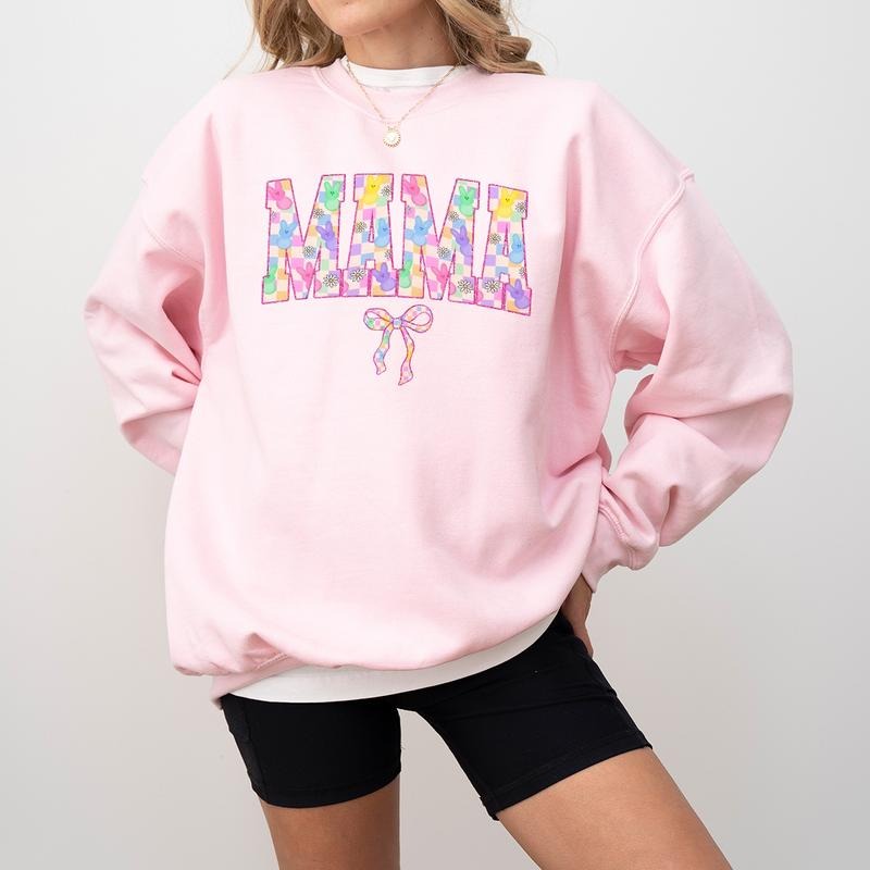 Mama Easter Shirt Sweatshirt Hoodie, Easter Mama Shirt, Easter Bunny Sweatshirt Happy Easter Sweatshirt, Cute Mama Shirt, Spring Mama Shirt, Mom Gift
