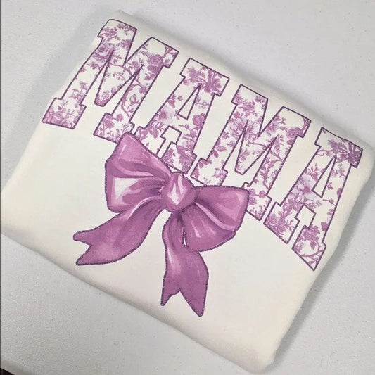 Mama Floral Purple Easter Graphic Tee or Sweatshirt