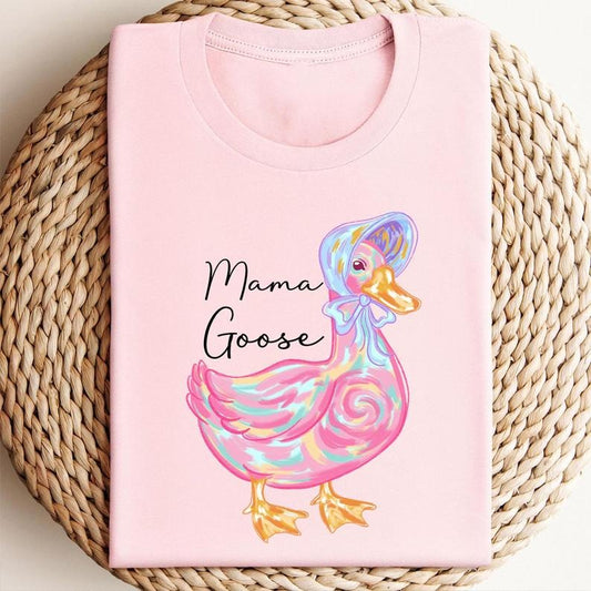 Mama Goose Shirt, Funny Mom Shirt, Watercolor Goose Mom Tee, Goose Mama, Mother's Day gift, Mama Love, Cute Mom