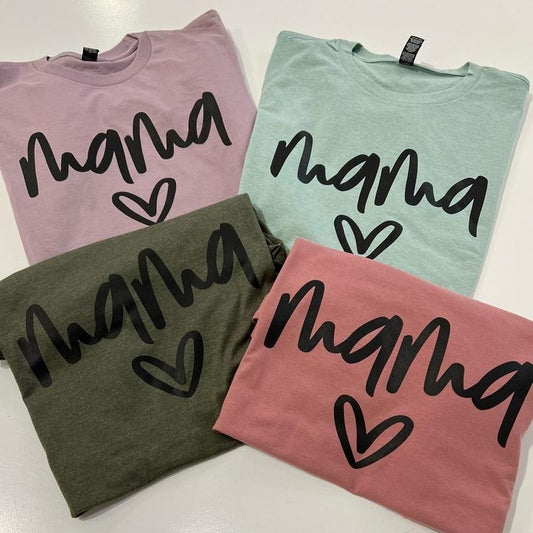 Mama Heart T-shirt Leopard Mama Tee Heart Retro Tshirt Mom Heart Tee Bolt Leopard T-shirt Mama Heart Tee Casual Comfort Shortsleeve Top Womenswear Blazer