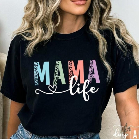 Mama Life Shirt, Leopard Mama, Blessed Mama, Mama Shirt , Funny Dumb Tee, Meme Shirt, Menswear Womenswear Streetwear, Graphic Movie Shirt