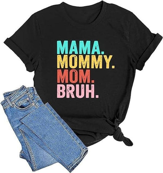 Mama Mommy Mom Bruh Vintage T-Shirt