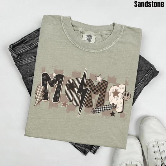 Mama Smiles & Lightning Comfort Colors T-Shirt 'NLB'