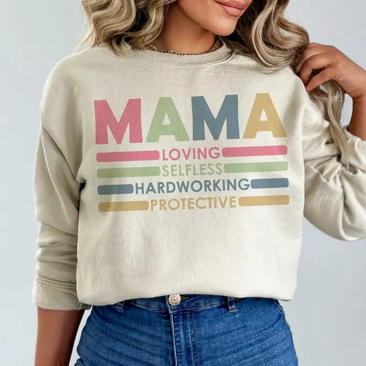 Mama Sweatshirt, Retro Mama Sweatshirt, Mothers Day Sweatshirt, Gift For Mom, Mother Day Sweatshirt
