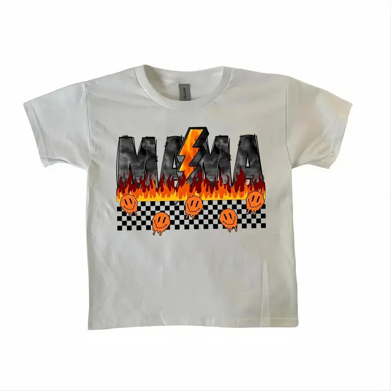 Mamat Baby Tee, grunge mama, summer mama Baby Tee, hot mama, retro mama, gift for Fan, gift for her, gift for him