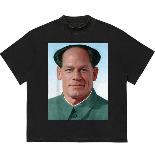 Mao Cena Funny T-Shirt Cozy Graphic T-Shirt for Chilly Days Relaxed Fit