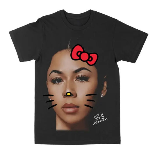 Mariah Kiity Scientist Big Face Graphic Tee