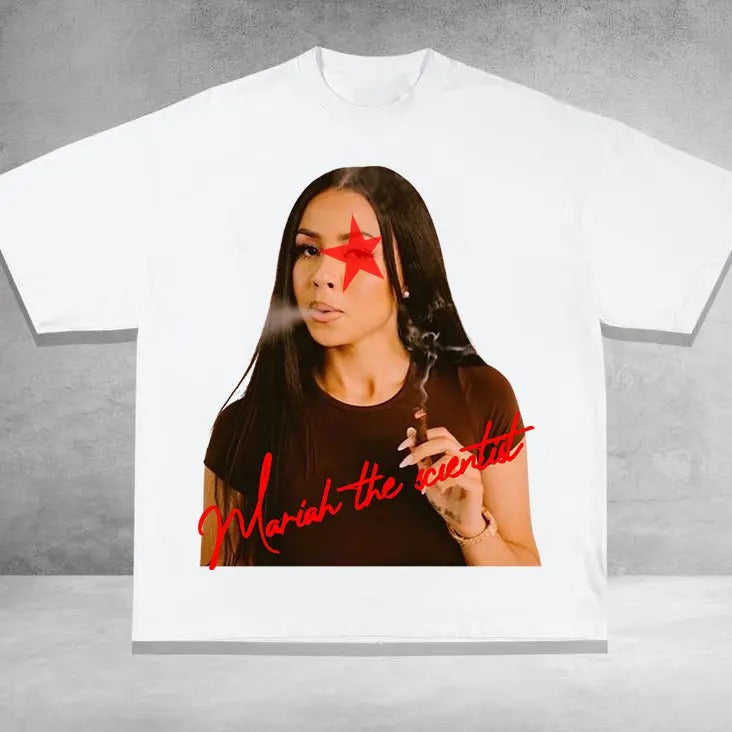 Mariahh The Scientistt News Star T-shirt, Music Graphic T-shirt