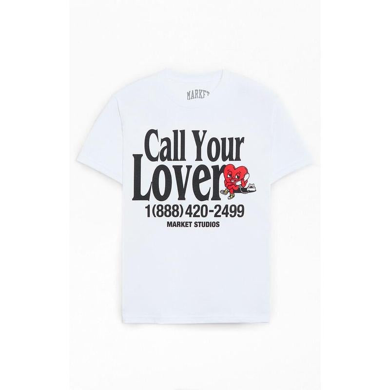 Market Men's Call Your Lover T-Shirt - Multicolor