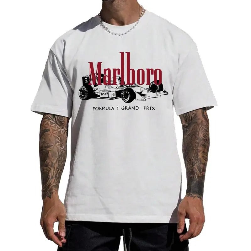 Marlboro Formula 1 Grand Prix Shirt, F1 Racing Shirt, Retro Casual Racingn T-shirt, Formula I Grand Frix