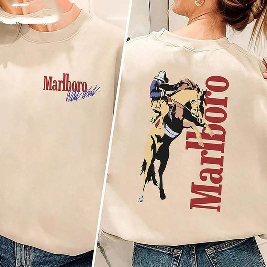Marlboro shirt, Vintage Marlboro Cowboy, Wild West Gift, Vintage Marlboro Cowboy vintage T-shirt, sweater and Hoodie