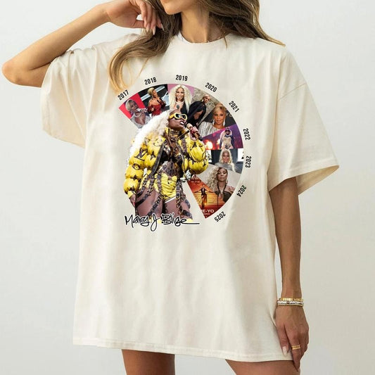 Mary J. Blige T-shirt The For My Fans Tour Sweatshirt Mary J. Blige Tour 2025 Hoodie Mary J. Blige Merch Music Tee Gift Fans Men Women 8