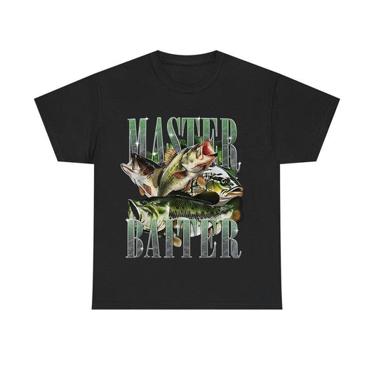 Master Baiter Bass Fishing Fisher Papa Shirt, Unisex Graphic Tee S-3XL