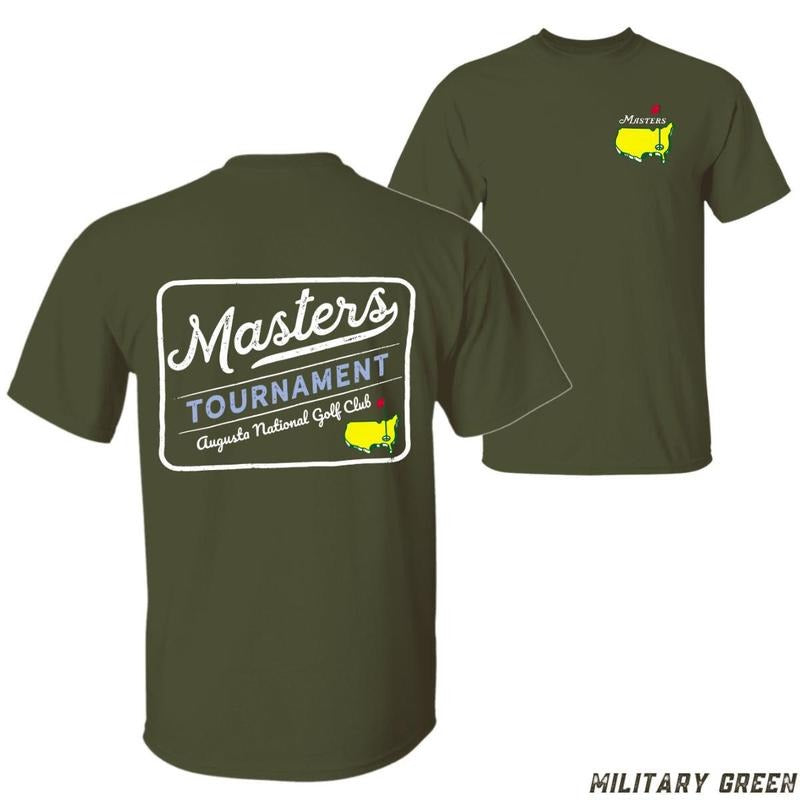 Masters Tournament Tshirt Vintage Augusta National Golf Club Graphic Perfect For Golf Fans And Tournament Enthusiasts Unisex Casual Tee Sporty Classic