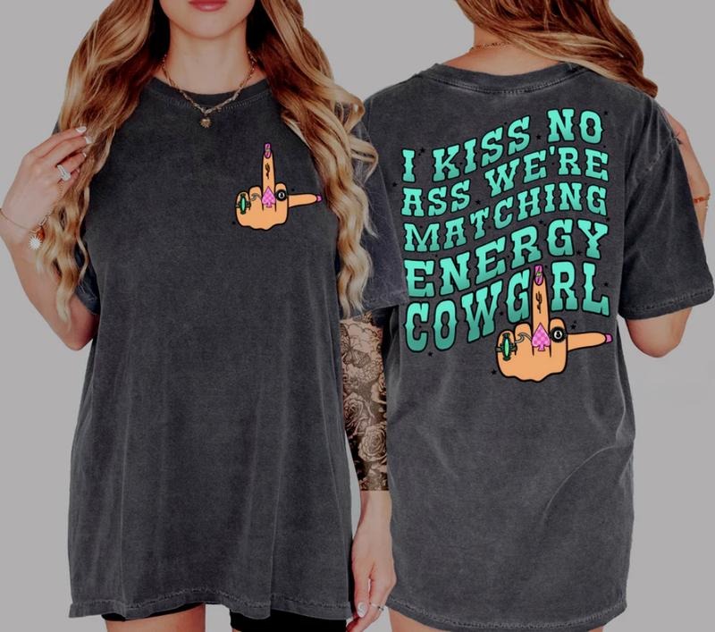 Matching Energy Cowgirl shirt, vintage crewneck sweatshirts, western outfit women, cowgirl outfits, western clothing stuff tops, country concert outfits, western style clothes