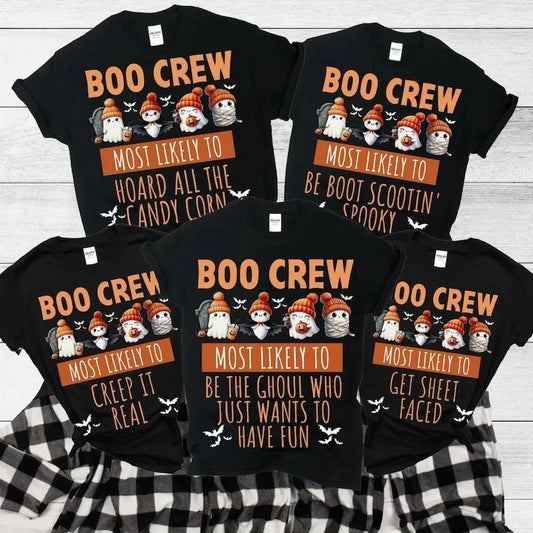 Matching Family Halloween Shirts, Family Group Halloween Shirt, Matching Halloween Outfits Shirts, Family Halloween Costumes, Most Likely To
