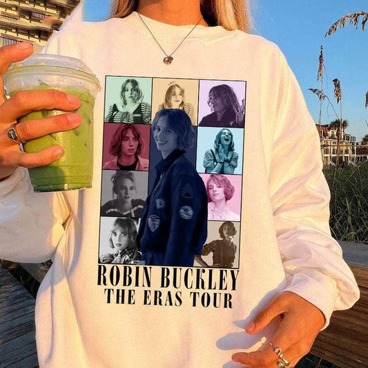 Maya Hawke Sweatshirt, Robin Buckley x Tour Sweatshirt, Vintage Sweatshirt Lovers Gift for Fan, Robin Buckley Actor Sweatshirt.