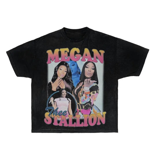 Megan Thee Stallion 90s Retro Rap Bootleg Tee