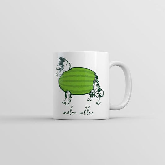 Melon Collie Mug Funny Dog Graphic Novelty Coffee Cup-11oz Funny Coffee Mugs Ceramic Printed Drinkware Cup