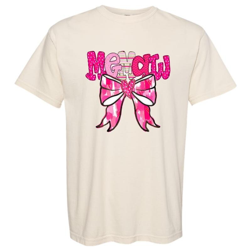 Memaw Valentine Coquette Comfort Colors T-Shirt