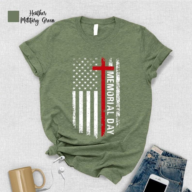 Memorial Day Shirt, American Flag Memorial Day T-Shirt, American Soldier Tee, Independence Day T Shirt, Patriotic Tshirt,Labor Day Tees Gift