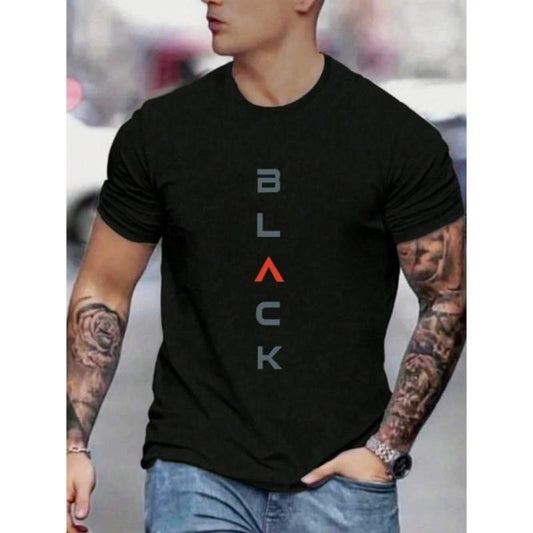 Men Plus Letter Graphic Tee For Summer Made In USA